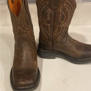 Ariat Brown Western Kids Boots